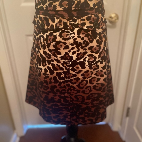 Animal Print A Line Skirt with belt by ETCETERA - Picture 6 of 6